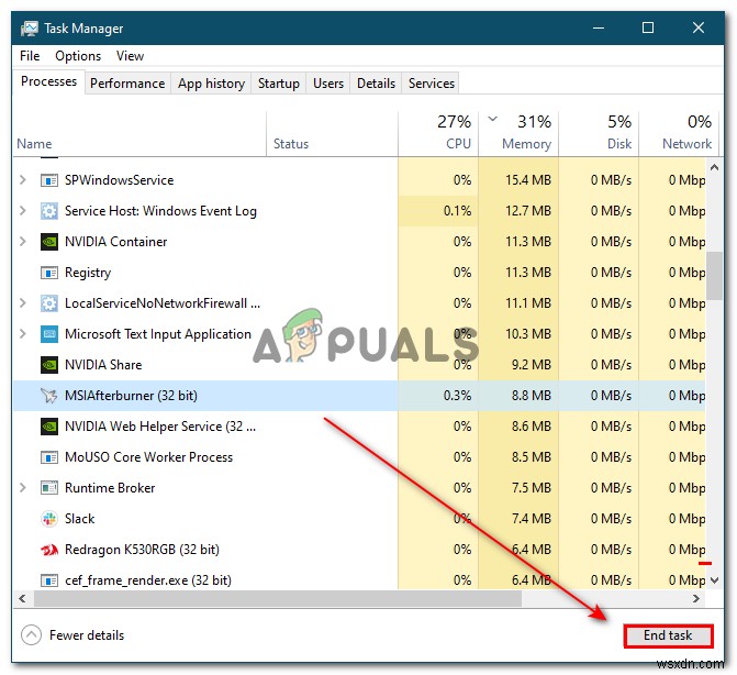 MSI Afterburnerで「一部のシステムコンポーネントは現在フックできません」と表示される場合の対処法
