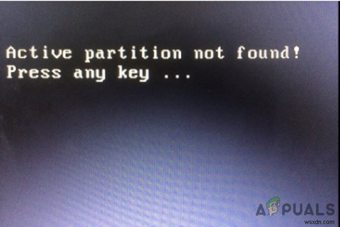 Windowsで「アクティブパーティションが見つかりません」エラーを修正する方法