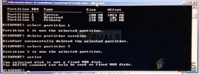 Windowsで「アクティブパーティションが見つかりません」エラーを修正する方法