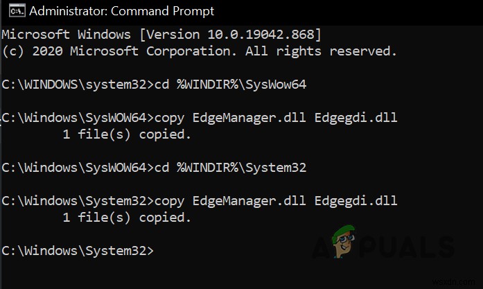 Edgegdi.dllエラーを修正:「コードの実行を続行できません」の解決方法
