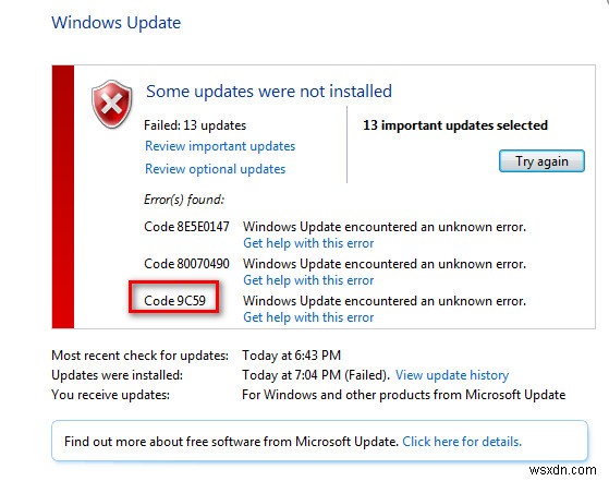 Windows Updateエラー9C59の原因と5つの解決方法を徹底解説