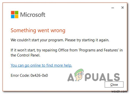 Microsoft Officeのエラーコード0x426-0x0を解決する4つの方法