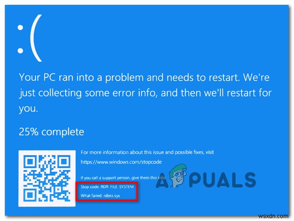 Windows 7/8/10でRdbss.sys BSOD(RDR FILE SYSTEM)エラーを修正する方法