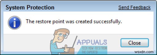 Windows 7/8/10でシステムの復元ポイントを作成する方法