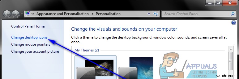 Windows 7 / 8 / 8.1 / 10でデスクトップのごみ箱アイコンを変更する方法
