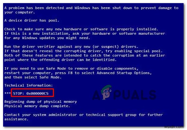 BSOD停止エラー0x000000C5の原因と対処法を完全解説