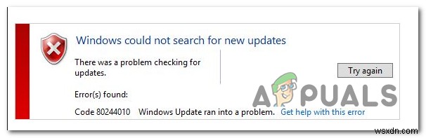 Windows Updateエラー80244010の原因と5つの解決策を徹底解説