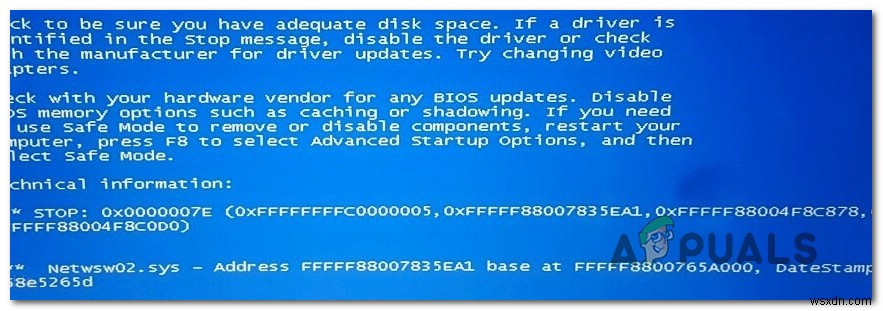 Netwsw02.sysが原因のブルースクリーン(BSOD)エラーを解決する方法