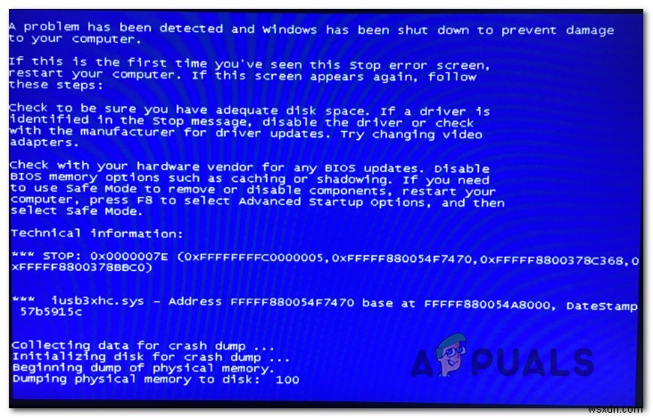 iusb3xhc.sysによるブルースクリーン（BSOD）エラーの原因と解決方法
