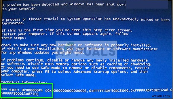 0x000000F4ブルースクリーンエラー（BSOD）の原因と解決策を徹底解説