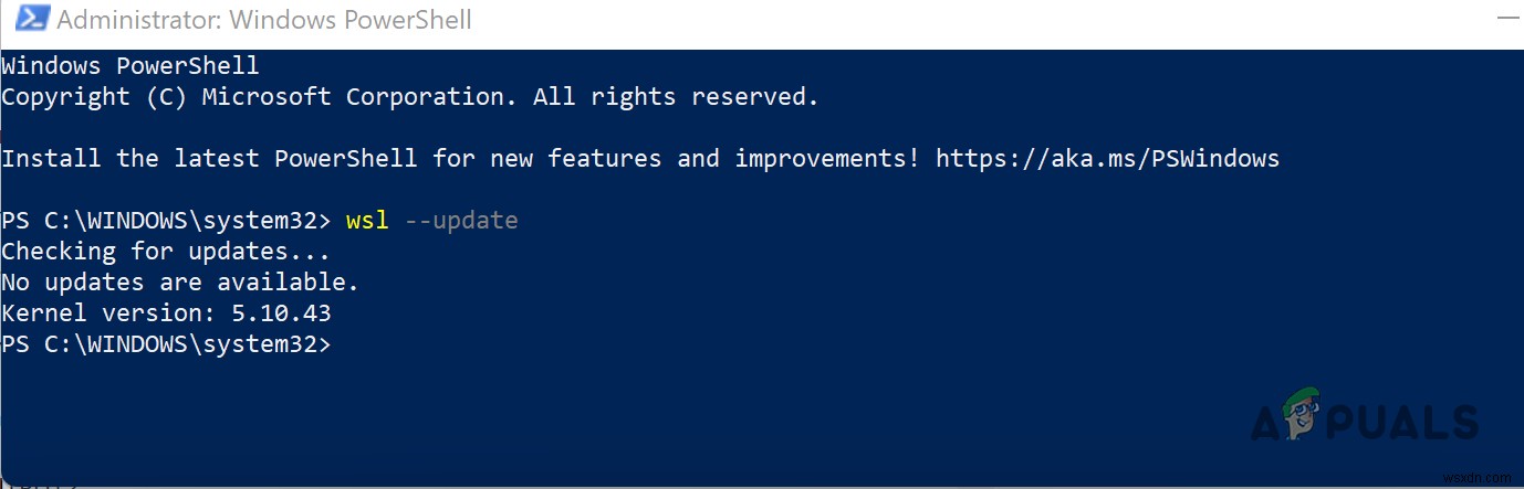 WSLで「ファイルシステムの1つをマウントするときにエラーが発生しました」と表示される場合の対処法