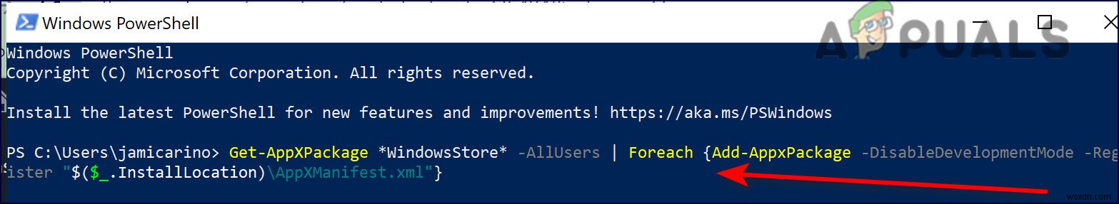 WindowsでMicrosoft Storeのエラーコード0x80242020が出たときの対処法