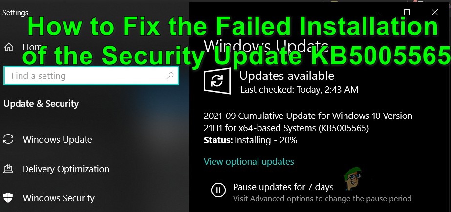Windows 10でセキュリティ更新プログラム「KB5005565」のインストールに失敗する原因と対処法