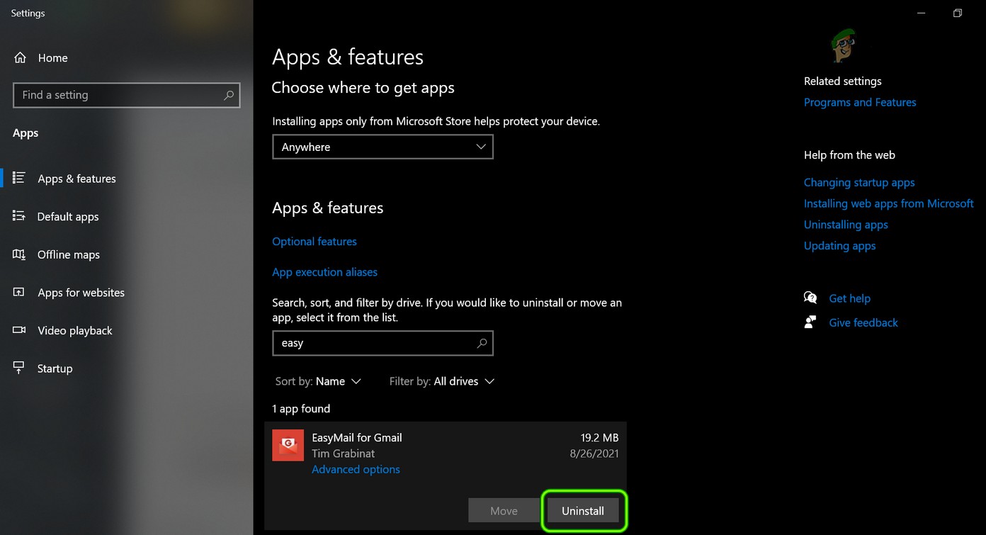 【Windows】「Win32AppBackgroundContext」ポップアップが消えないときの対処法