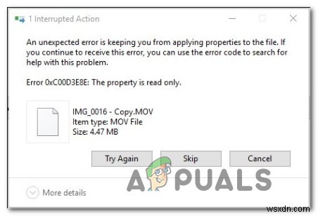 【解決済み】Windows 10でエラー0XC00D3E8E(「プロパティは読み取り専用です」)が出たときの対処法7選