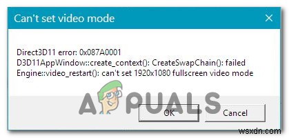Windows 10でDirect3D11エラー0x087A0001「ビデオモードを設定できません」を解決する6つの方法
