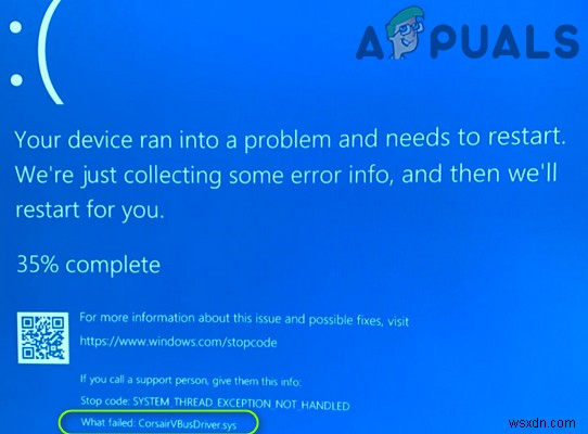 Windows 10でCorsairVBusDriver.sysエラーによるブルースクリーン（BSOD）を解決する方法