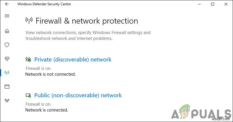 Windows 10で「ファイアウォールとネットワーク保護」領域を非表示にする2つの方法