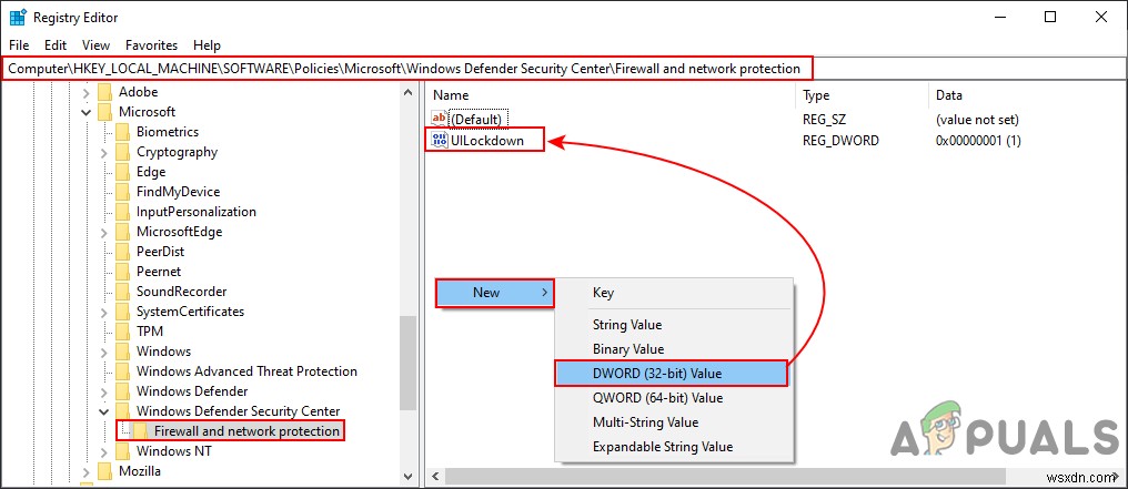 Windows 10で「ファイアウォールとネットワーク保護」領域を非表示にする2つの方法