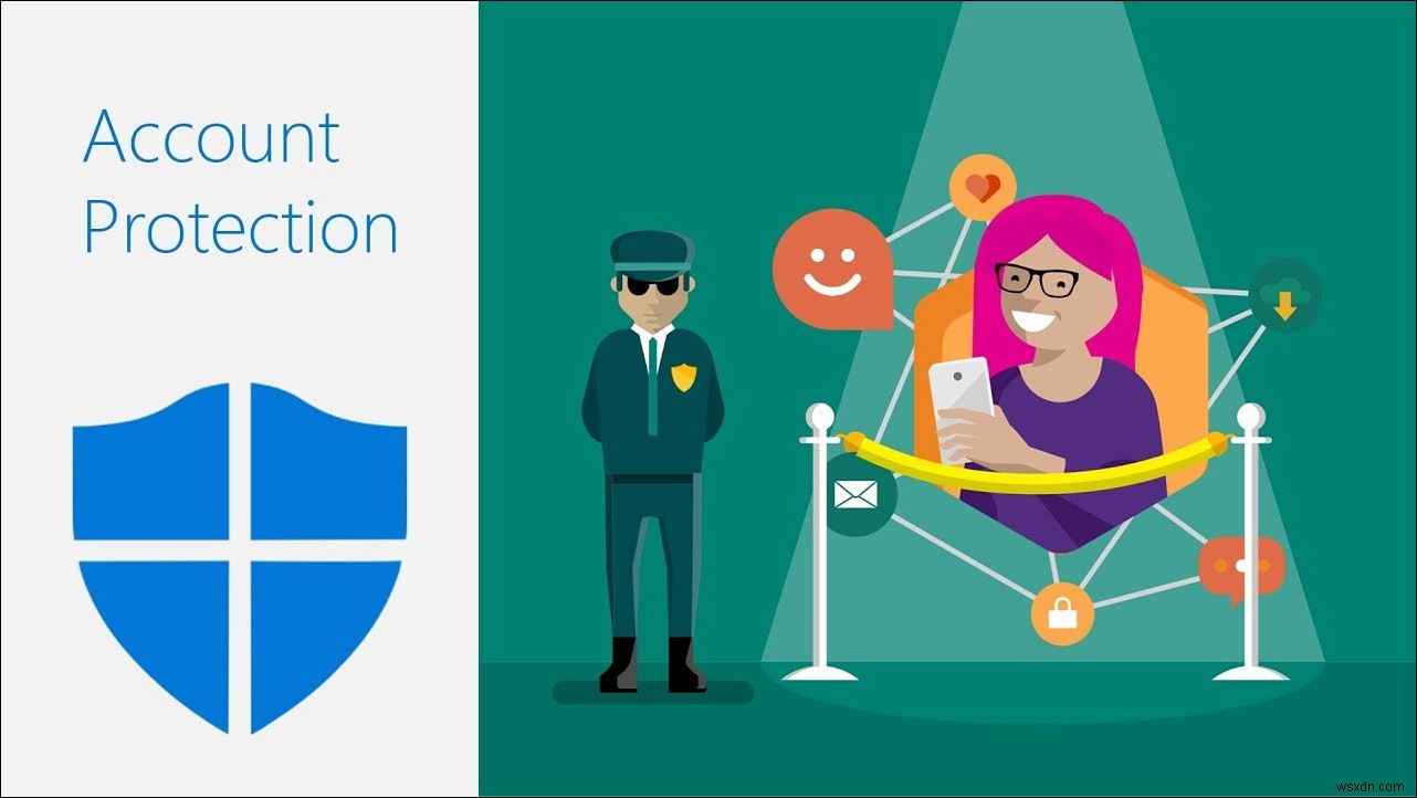 Windows 10でアカウント保護領域を非表示にする2つの方法