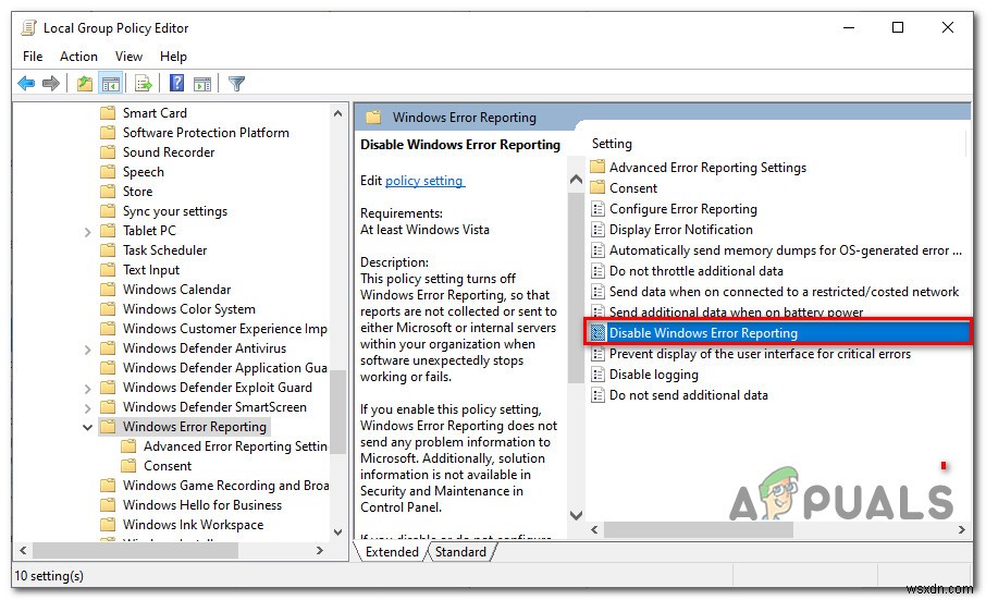 Windows 10でエラー報告(WER)を無効にする4つの方法
