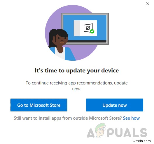 Windows 10で「お使いのデバイスを更新する時期が来ています」エラーを修正する方法