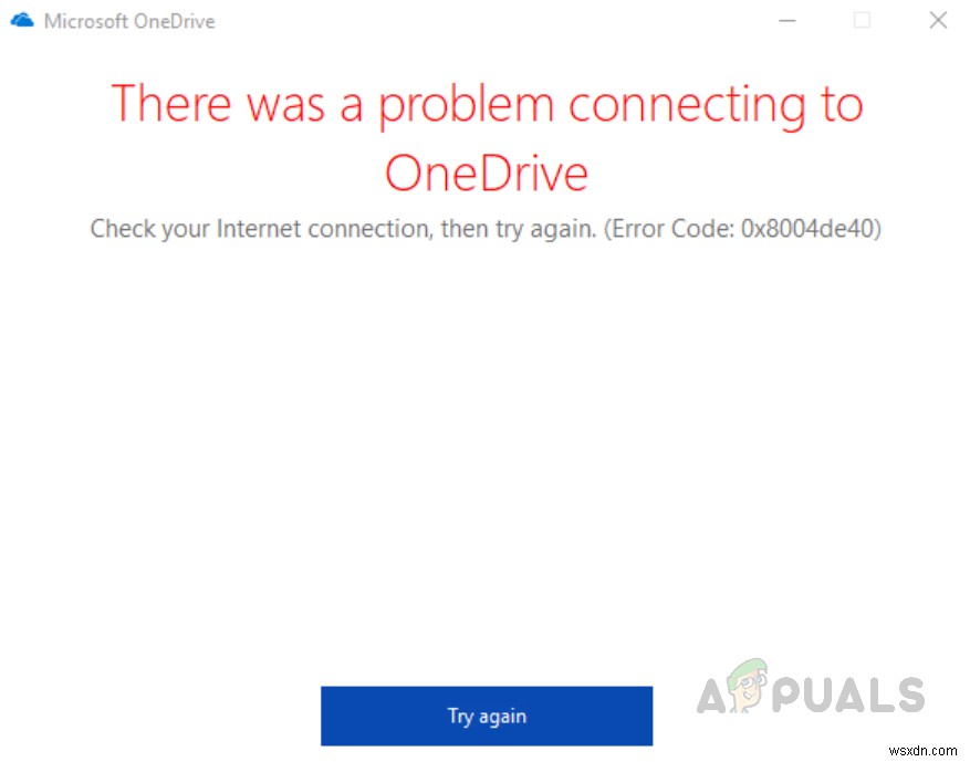 Windows 10でOneDriveサインインエラー0x8004de40を解決する方法