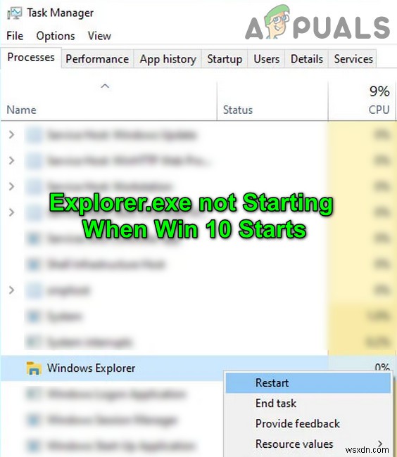 【修正】Windows 10の起動時にExplorer.exeが起動しない問題の対処法