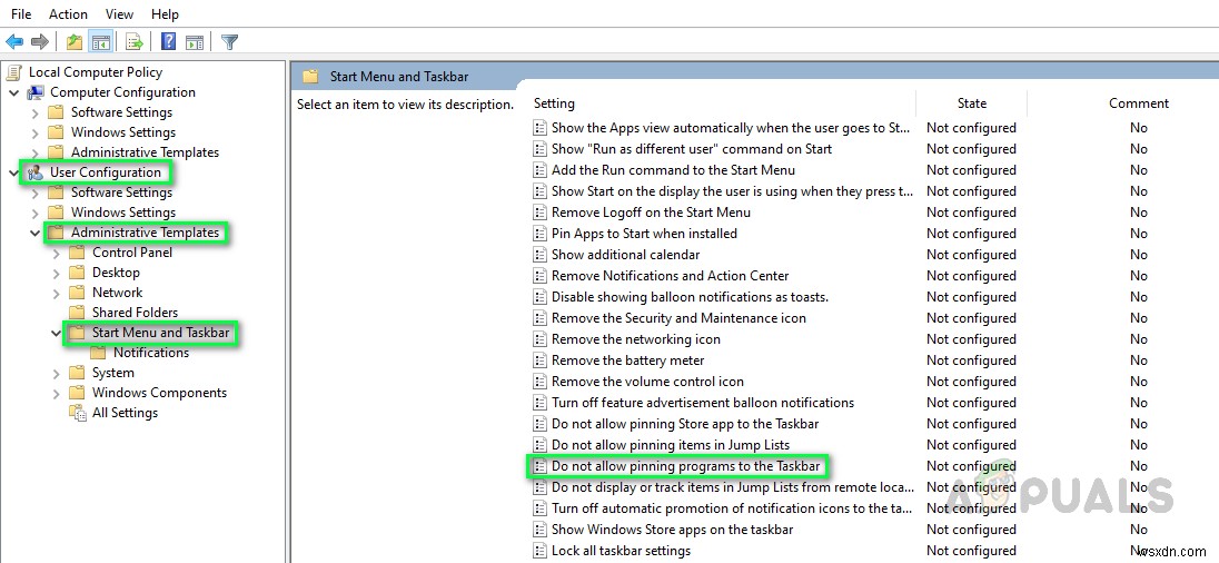 アプリがWindows 10のタスクバーに勝手にピン留めされるのを防ぐ方法