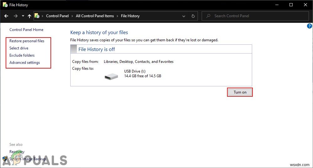 Windows 10で「ファイル履歴」を有効化・無効化する4つの方法