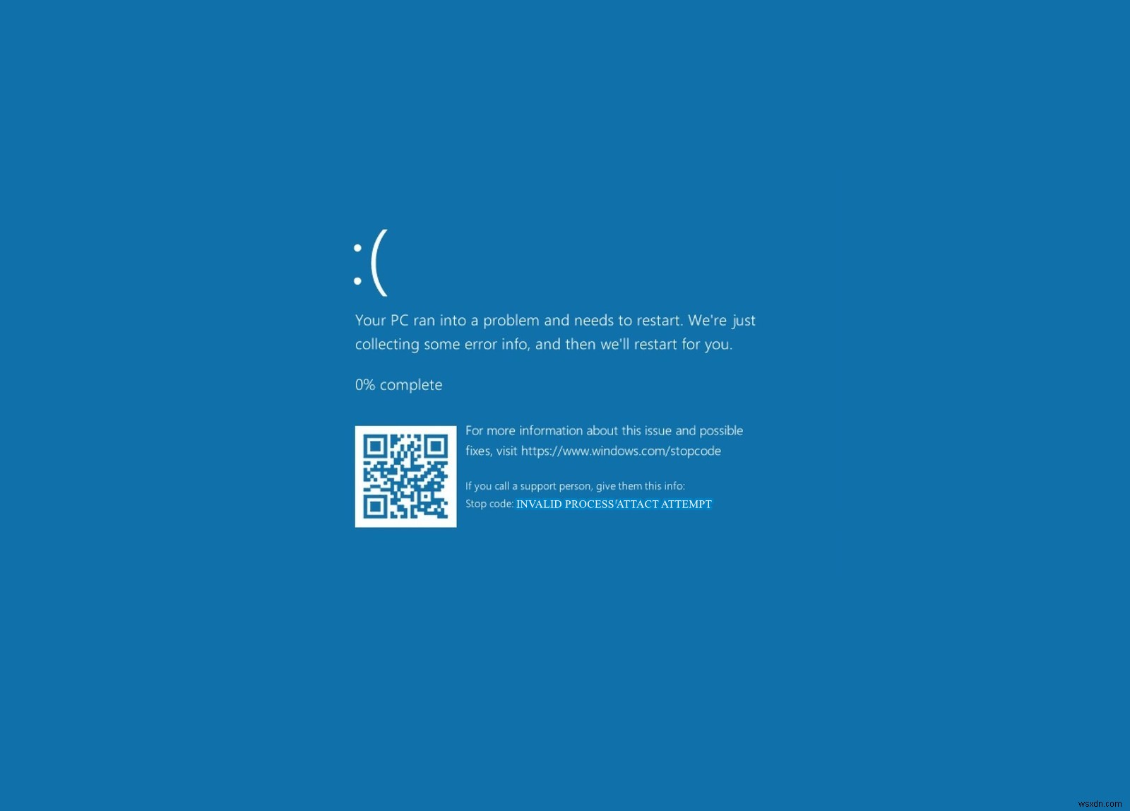 Windows 10で「Invalid Process Attach Attempt(無効なプロセス接続試行)」ブルースクリーンエラーを解決する方法