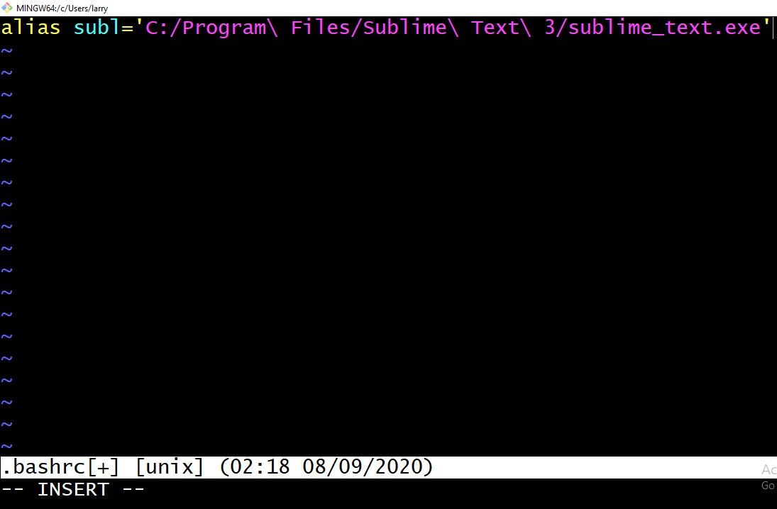 Git BashからWindowsでSublime Textを起動する方法｜エイリアス設定の完全ガイド