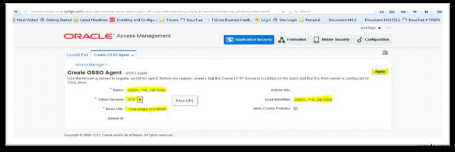 Oracle DiscovererとOracle Access Manager（OAM）を統合してシングルサインオンを実現する方法