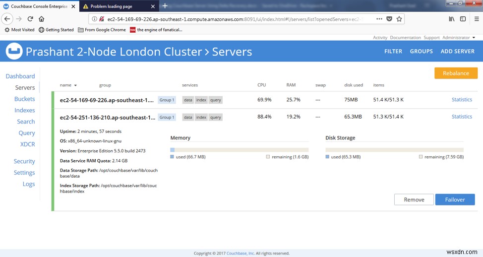 グレースフルフェイルオーバーとデルタリカバリーによるCouchbase Serverのローリングアップグレード完全ガイド