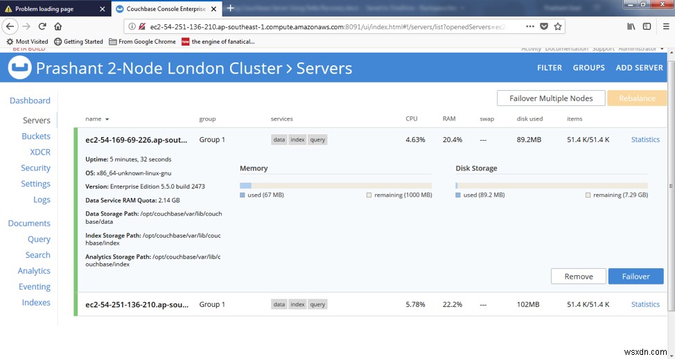 グレースフルフェイルオーバーとデルタリカバリーによるCouchbase Serverのローリングアップグレード完全ガイド