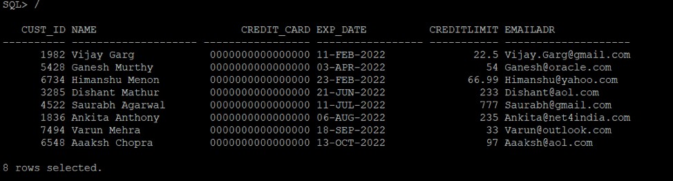 Oracle Data Redactionで機密データを保護する方法