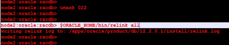 クラスタおよびデータベースバイナリ向けOracle Database 18cグリッド・インフラストラクチャの再リンク完全ガイド