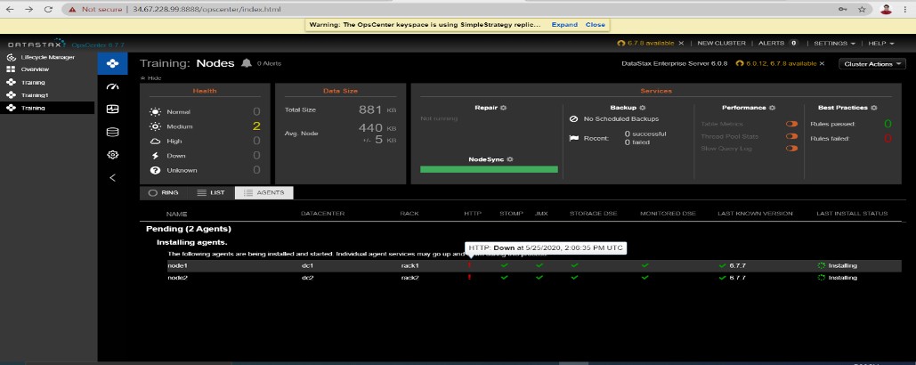 DataStax Enterprise OpsCenterのセットアップ手順：Cassandraクラスタ監視を簡単に始める方法