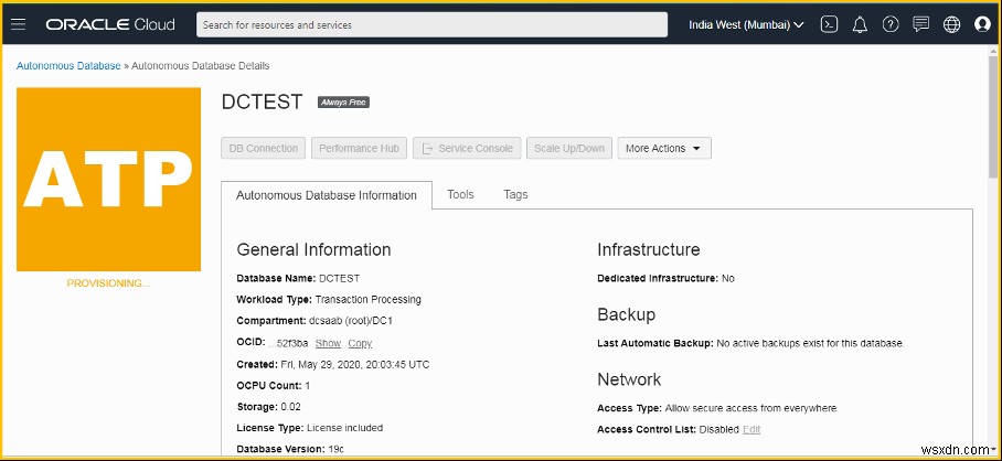 常時無料のAutonomous Database(自律型データベース)とは?特徴とOracle Cloudでの作成手順を解説