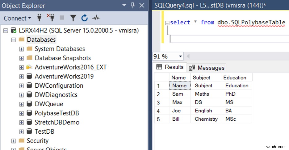 PolyBaseによる統合データプラットフォームとデータ仮想化：パート2