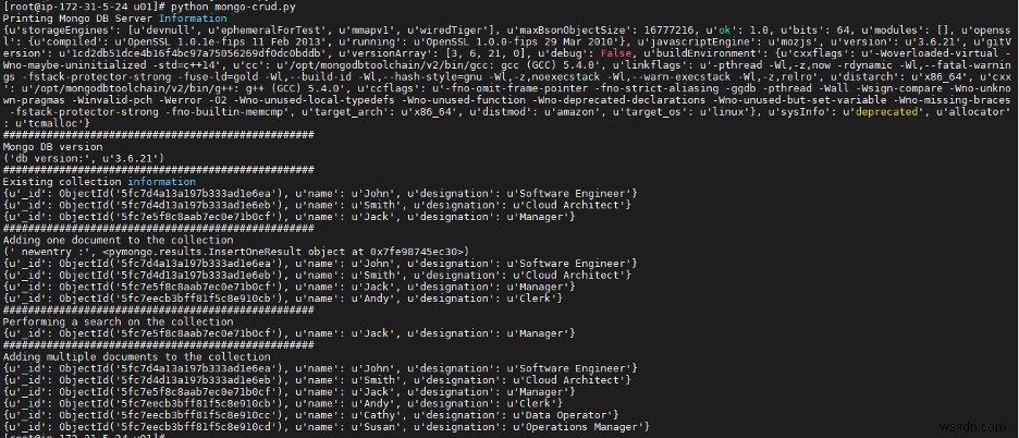 PyMongoと各種データベースエンジン向けPythonモジュール徹底解説