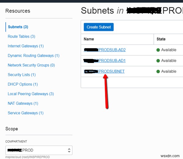 Oracle Cloudで異なる仮想クラウドネットワーク(VCN)間のホストにSFTPアクセスを設定する方法