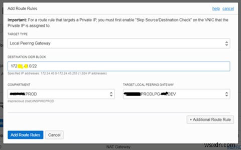 Oracle Cloudで異なる仮想クラウドネットワーク(VCN)間のホストにSFTPアクセスを設定する方法