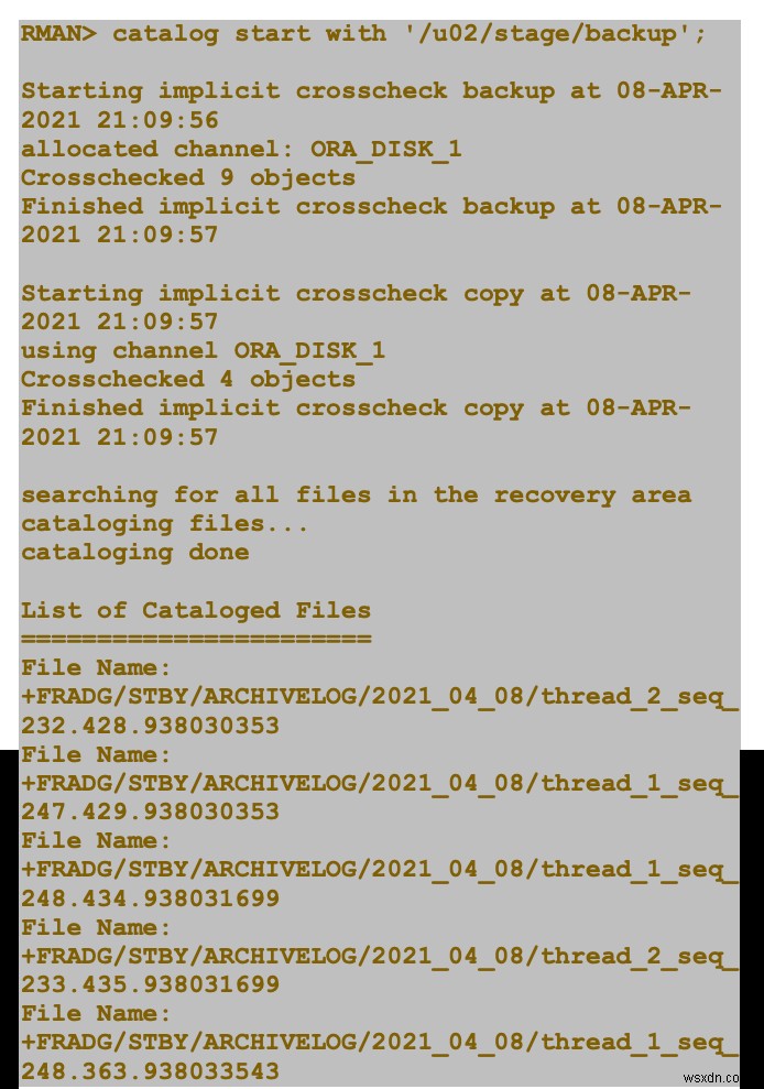 増分バックアップを使用してフィジカル・スタンバイ・データベースをリカバリーする方法