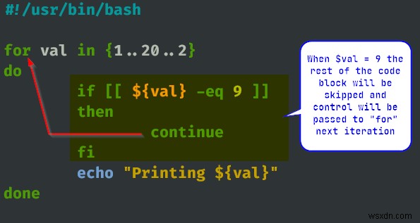 シェルスクリプト(bash)でbreakとcontinueステートメントを使う方法