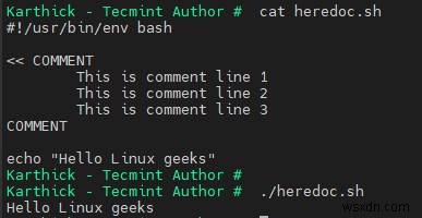 シェルスクリプトでヒアドキュメント(Heredoc)を使いこなす方法