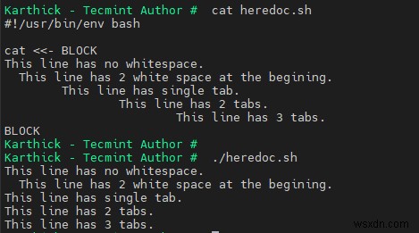 シェルスクリプトでヒアドキュメント(Heredoc)を使いこなす方法