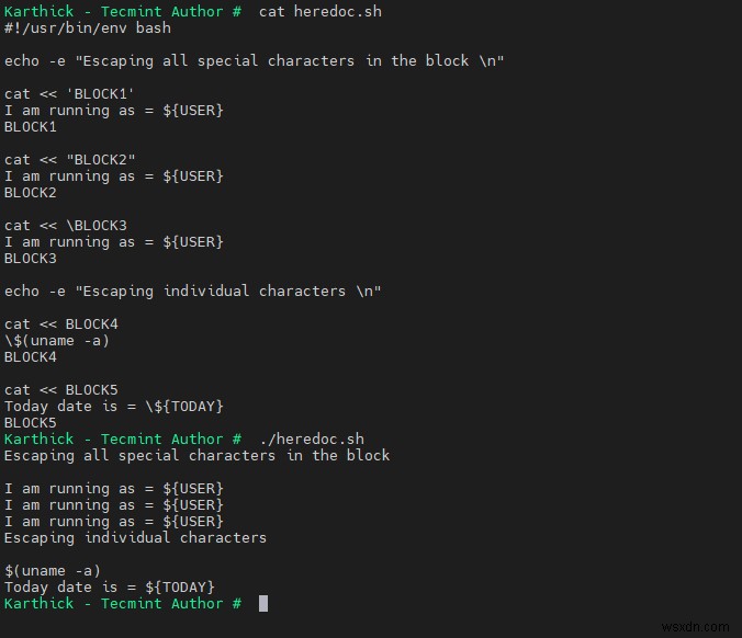 シェルスクリプトでヒアドキュメント(Heredoc)を使いこなす方法