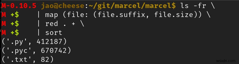 Marcel – Linux向けのよりモダンな新しいシェル