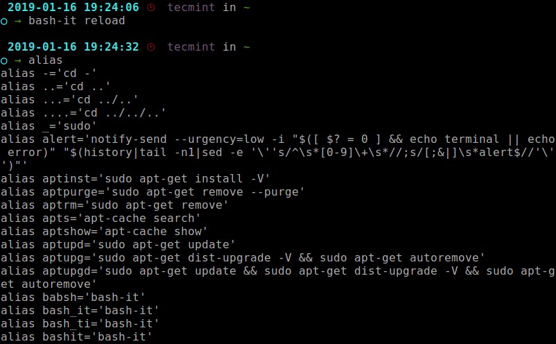 Bash-it – スクリプトとエイリアスを一元管理できるBashフレームワーク